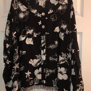 NWT Paradiso long sleeve top with fringe